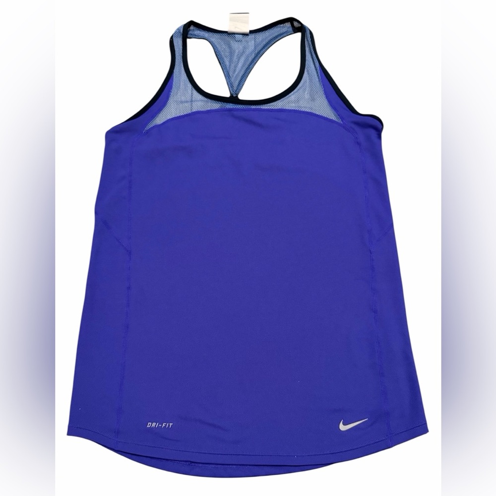 Nike Purple Dri-Fit Women’s Racerback Mesh Running Tank Top